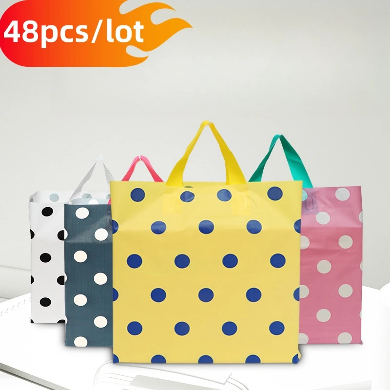 Wedding/Event Supply Store - 48 stuks matte tote-tassen met stippenmotief,