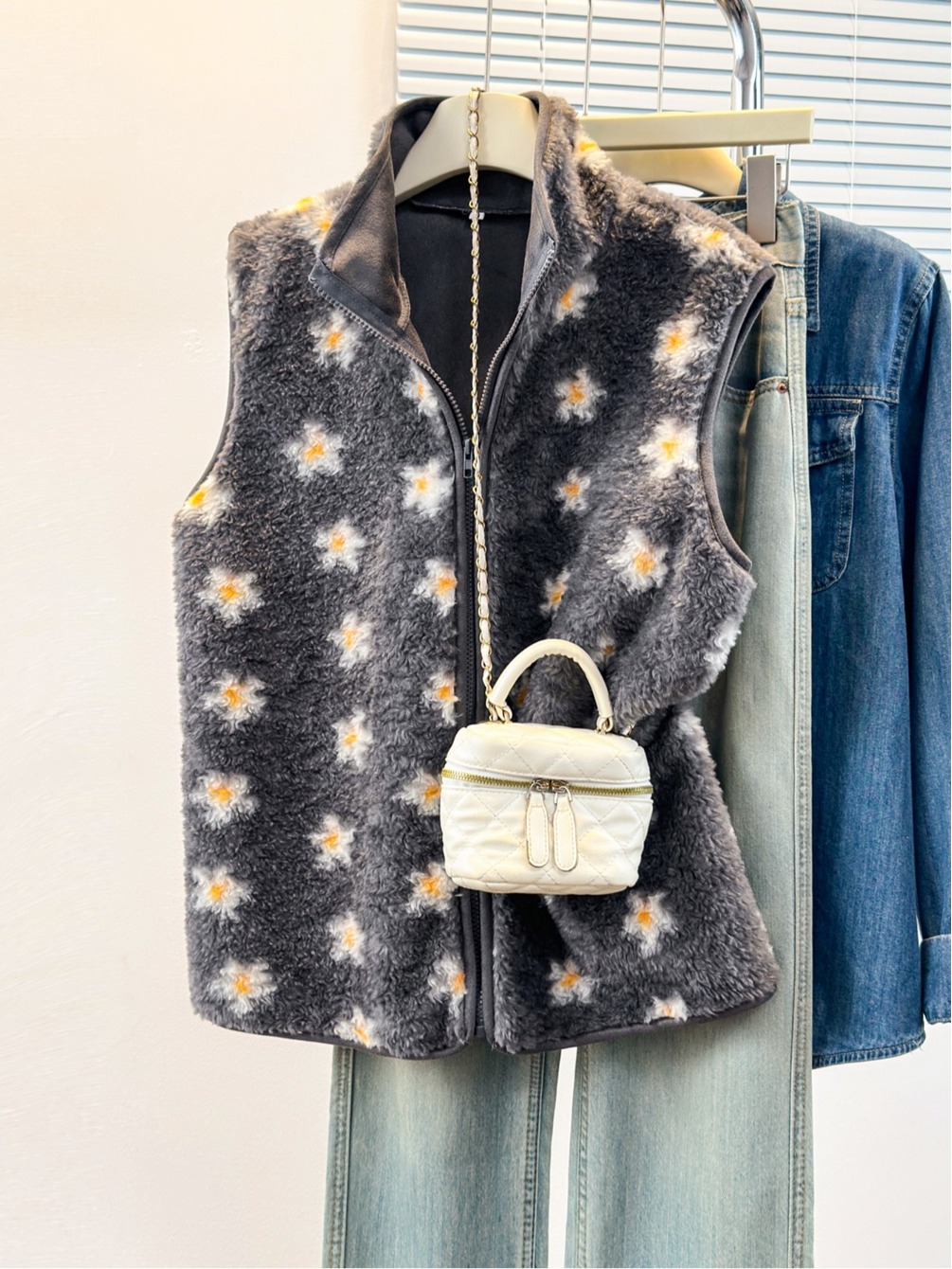 Dames losse, pluizige vest met - Good Floral & Wedding Decor Supply recensie en prijs