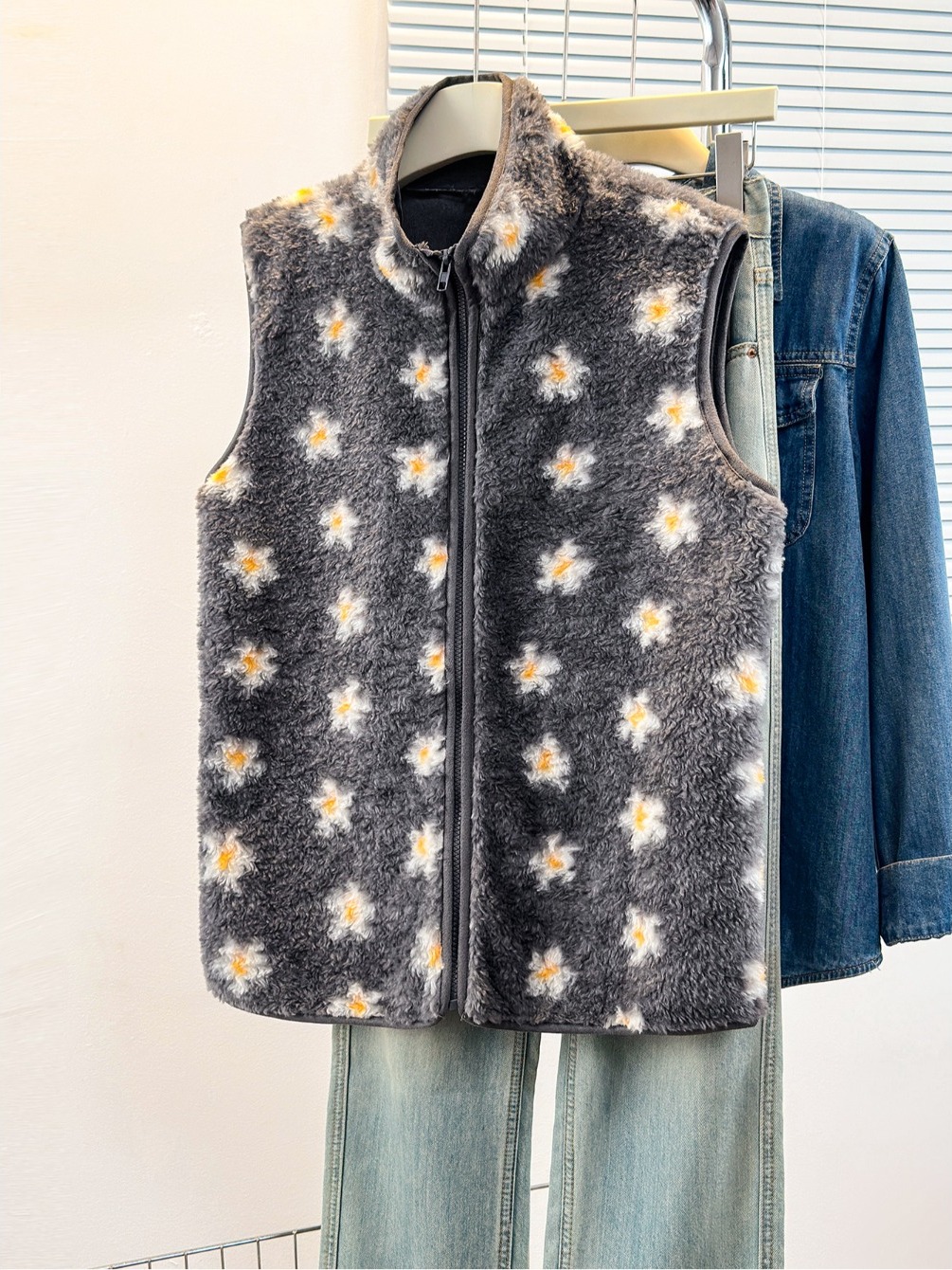 Dames losse, pluizige vest met - Good Floral & Wedding Decor Supply recensie en prijs