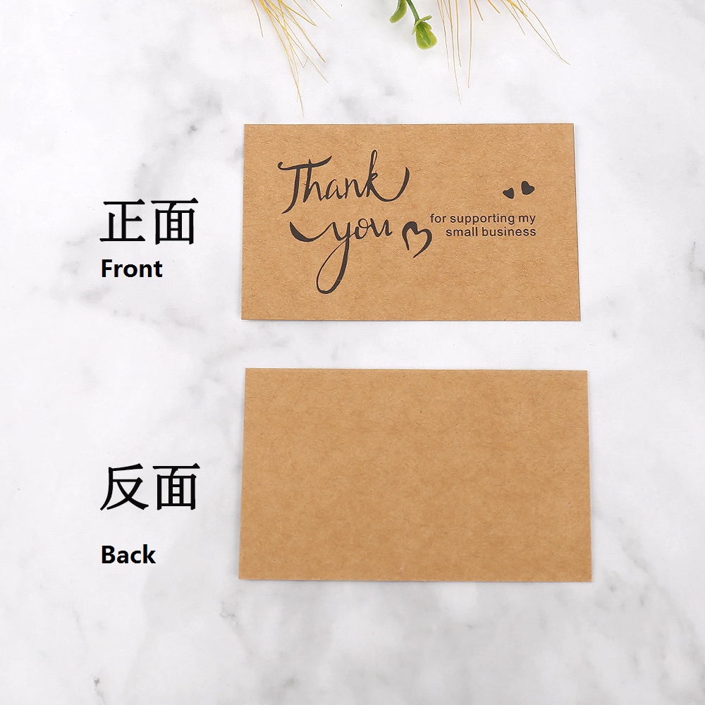 50 stuks bedankkaarten kraftpa - Wedding Decor Supply Store recensie en prijs