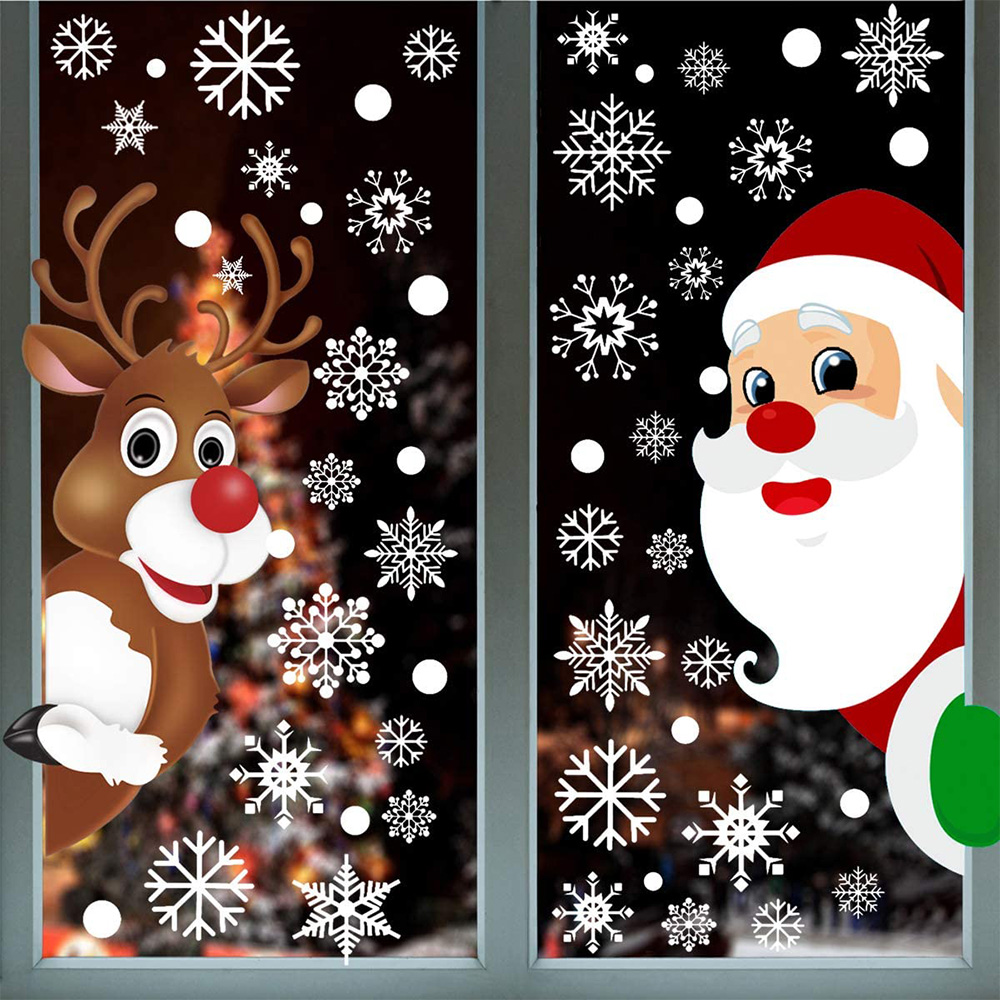 Kerstvensterstickers, statisch - Wedding Decor Supply Store recensie en prijs