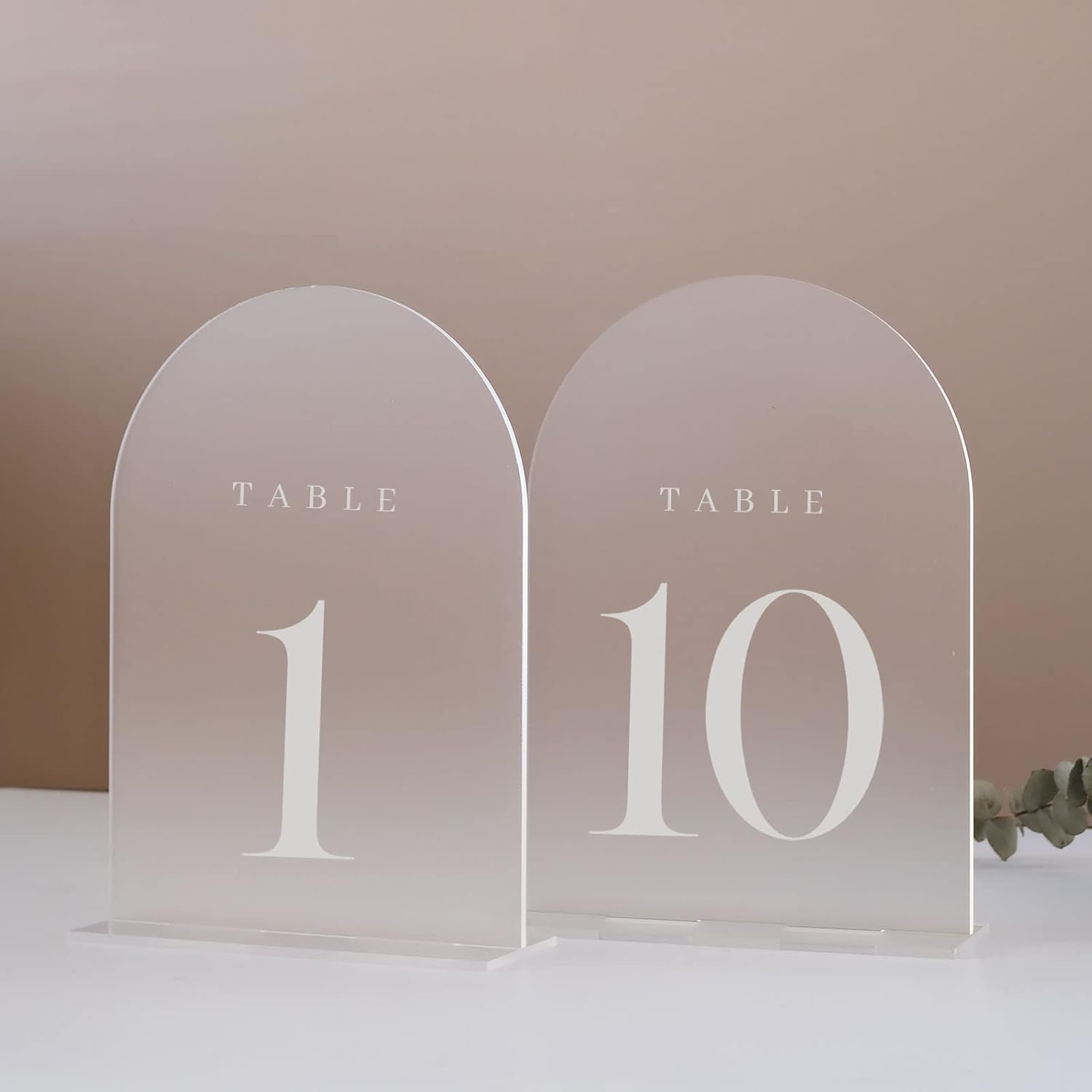 Acryl tafelnummers met standaa - Table Number Gold recensie en prijs
